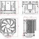 Устройство охлаждения(кулер) ID-COOLING SE-226-XT Black S1155/1156/1150/1200/1700