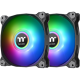 Вентилятор 120мм Thermaltake Pure Duo 12 ARGB Sync Radiator Fan (2 Pack), 500-1500rmp, RGB LED Controller ( CL-F115-PL12SW-A ) Black