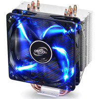 Устройство охлаждения(кулер) Deepcool , S1155/1156/1150/1200/1700, AM4/AM5 ( Gammaxx 400 Blue Basic )