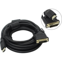 VCOM CG484GD-5M Кабель HDMI AM/DVI(24+1)M, 5м, CU, 1080P@60Hz, 2F, VCOM <CG484G-5M>