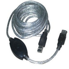 VCOM VUS7049-5M Кабель-адаптер USB2.0-repeater, удлинительный активный <Am->Af> 5м