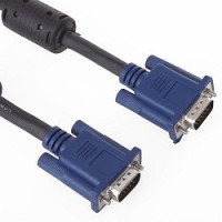 VCOM VVG6448-5M(O) Кабель монитор-SVGA card (15M-15M) 5.0м 2 фильтра