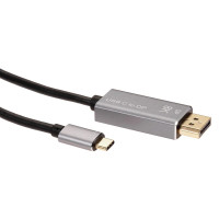 VCOM CU480MC-1.8M Кабель-адаптер USB Type-Cm -> DP1.4v (m) 8K@60Hz, 1.8m , Alum Shell,VCOM <CU480MC-1.8M>