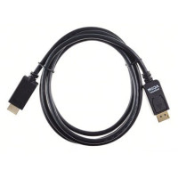 VCOM Кабель-переходник DisplayPort M-> HDMI M 4K@60Hz 1.8m VCOM (CG609-1.8M) [04895182226890]