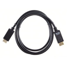 VCOM Кабель-переходник DisplayPort M-> HDMI M 4K@60Hz 1.8m VCOM (CG609-1.8M) [04895182226890]