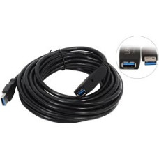 VCOM CU827 Кабель-адаптер USB3.0-repeater, удлинительный активный <Am->Af> 5м VCOM [6937510855100]