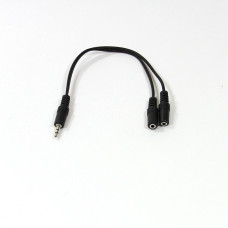 VCOM CV203-0.2M Кабель-адаптер VCOM 3.5ST(M)/2*3.5 ST(F), 0.2метра <CV203>