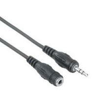 VCOM VAV7179-1.8M Кабель удлинительный 3.5 Jack (M) - 3.5 Jack (F), стерео, аудио, 1.8м [6937510860623]
