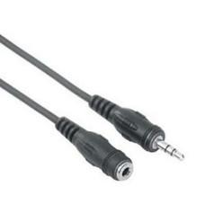 VCOM VAV7179-1.8M Кабель удлинительный 3.5 Jack (M) - 3.5 Jack (F), стерео, аудио, 1.8м [6937510860623]
