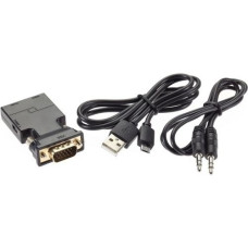 VCOM CA337A Переходник VGA(M)+audio+microUSB -> HDMI(F)1080*60Hz, VCOM <CA337A>[4895182225152]