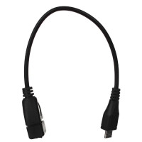 VCOM CU280 Кабель-переходник OTG MicroUSB->USB-Af 0,2m[4895182215412]