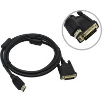 VCOM CG484GD-1.8M Кабель HDMI AM/DVI(24+1)M, 1.8м, CU, 1080P@60Hz, 2F, VCOM <CG484G-1.8M>