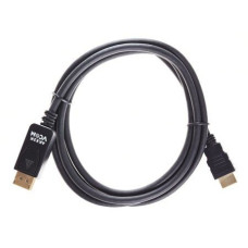 VCOM Кабель-переходник DisplayPort M-> HDMI M 4K@30Hz 1.8m VCOM [CG608-1.8M)