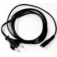 VCOM CE023-CU0.5-1.8M Кабель для аудио-видео техники IEC-320-C7-розетка 220V, 2-pin, 1,8м ,медный [4895182222731]