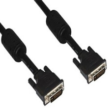 VCOM VDV6300-1.8M Кабель DVI-DVI Dual Link (25M-25M), 1.8m, 2 фильтра