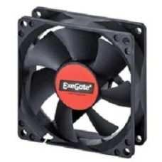 Exegate EX283379RUS Вентилятор ExeGate E08025H4P-PWM, 80x80x25 мм, гидродинамический, 4pin, PWM, 23dBA