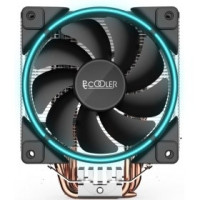 PCCooler GI-X5B Кулер GI-X5B S775/115X/AM2/AM3/AM4 (24 шт/кор, TDP 160W, вент-р 120мм с PWM, Blue LED FAN, 5 тепловых трубок 6мм, 1000-1800RPM, 26.5dBa)