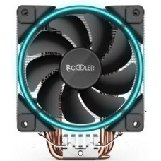 PCCooler GI-X5B Кулер GI-X5B S775/115X/AM2/AM3/AM4 (24 шт/кор, TDP 160W, вент-р 120мм с PWM, Blue LED FAN, 5 тепловых трубок 6мм, 1000-1800RPM, 26.5dBa)