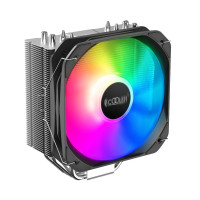 PCCooler GI-Paladin 400 ARGB Кулер S115X/1200/AM4 (24 шт/кор, TDP 200W, 130mm PWM ARGB FAN, 4 тепловые трубки 6мм, 800-1600RPM, 18-28,6dBa)