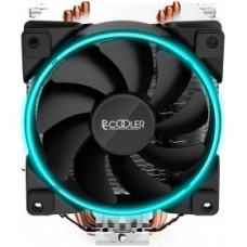 PCCooler GI-X3B Кулер GI-X3B S775/115X/AM2/AM3/AM4 (24 шт/кор, TDP 125W, вент-р 120мм с PWM, 3 тепловые трубки 6мм, синяя LED Fan подсветка, 1000-1800RPM, 26.5dBa)