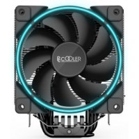 PCCooler GI-X6B Кулер GI-X6B S775/115X/AM2/AM3/AM4 (24 шт/кор, TDP 160W, вент-р 120мм с PWM, Blue LED FAN, 5 тепловых трубок 6мм, 1000-1800RPM, 26.5dBa)