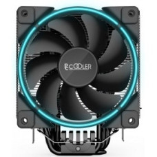 PCCooler GI-X6B Кулер GI-X6B S775/115X/AM2/AM3/AM4 (24 шт/кор, TDP 160W, вент-р 120мм с PWM, Blue LED FAN, 5 тепловых трубок 6мм, 1000-1800RPM, 26.5dBa)