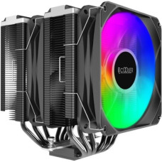 PCCooler Paladin S9 B {S115X/1200/1700/20XX /AM4 (8 шт/кор, TDP 250W, 2x120mm ARGB PWM FAN, медная база, 6 тепловых трубок 6мм, 800-1800RPM, 10-28.6dBa)}