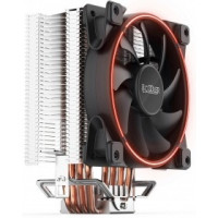 PCCooler GI-X4R Кулер GI-X4 S775/115X/AM2/AM3/AM4 (24 шт/кор, TDP 145W, вент-р 120мм с PWM, Red LED FAN, 4 тепловые трубки 6мм, красная LED подсветка, 1000-1800RPM, 26.5dBa)