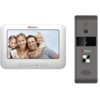 HIKVISION HiWatch DS-D100K: Аналоговый комплект домофонии вызывная панель + монитор