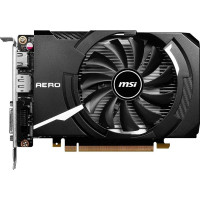 Видеокарта MSI PCI-E GTX 1630 AERO ITX 4G OC NVIDIA GeForce GTX 1630 4096Mb 128 GDDR6 1815/12000 DVIx1 HDMIx1 DPx1 HDCP Ret