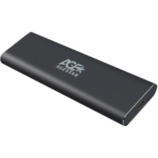 Корпус для SSD M.2 NGFF (B-key)-USB Type-C AgeStar 3UBNF5C Black