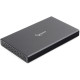Корпус для HDD 2.5" SATA-USB3.0 Gembird EE2-U3S-55, черный алюминий