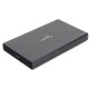 Корпус для HDD 2.5" SATA-USB3.0 Gembird EE2-U3S-55, черный алюминий