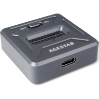Корпус для SSD M.2 NVME USB3.0 Type C AgeStar 31CBNV1C (GRAY) Серый