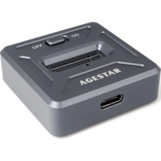 Корпус для SSD M.2 NVME USB3.0 Type C AgeStar 31CBNV1C (GRAY) Серый