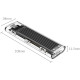 Корпус для SSD M2 SATA-USB Type C Orico TCM2F-C3-BK Прозрачный