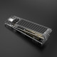 Корпус для SSD M2 SATA-USB Type C Orico TCM2F-C3-BK Прозрачный