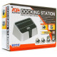 Док-станция для жестких дисков 2.5" SATA-eSATA/USB3.0 AgeStar 3CBT2-6G Silver
