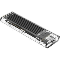 Корпус для SSD M2 SATA-USB Type C Orico TCM2F-C3-BK Прозрачный
