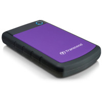 Внешний жесткий диск USB3.0 2.5" 2Тб Transcend StoreJet ( TS2TSJ25H3P ) Черно-фиолетовый