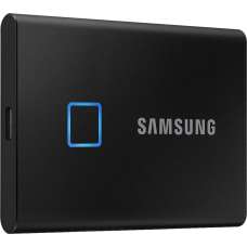 Внешний SSD USB3.0 1Tb SSD Samsung T7 Touch ( MU-PC1T0K/WW ) USB 3.2 Type C Черный