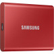 Внешний SSD USB3.0 1Tb SSD Samsung T7 ( MU-PC1T0R/WW ) USB 3.2 Type C Красный