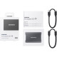 Внешний SSD USB3.0 500Gb SSD Samsung T7 ( MU-PC500T/WW ) USB 3.2 Type C Серый