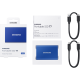 Внешний SSD USB3.0 500Gb SSD Samsung T7 ( MU-PC500H/WW ) USB 3.2 Type C Синий