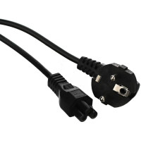 Кабель питания для ноутбуков 3pin 1.8м. угловой