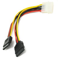 Кабель питания Molex - 2xSATA 0.15м <>