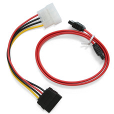Кабель питания Molex - SATA 0.15м <> + Кабель интерфейсный SATA 0.35м