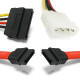 Кабель питания Molex - SATA 0.15м <> + Кабель интерфейсный SATA 0.35м