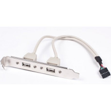 Планка в сист. блок на 2 USB 2.0, Gembird