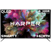 Телевизор ЖК 55" Harper 55Q850TS черный